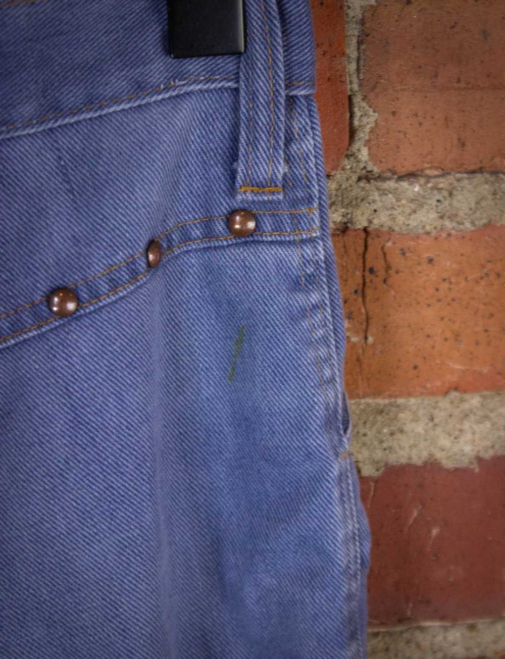 Vintage Vintage Studded Bell Bottom Denim Jeans 7… - image 8