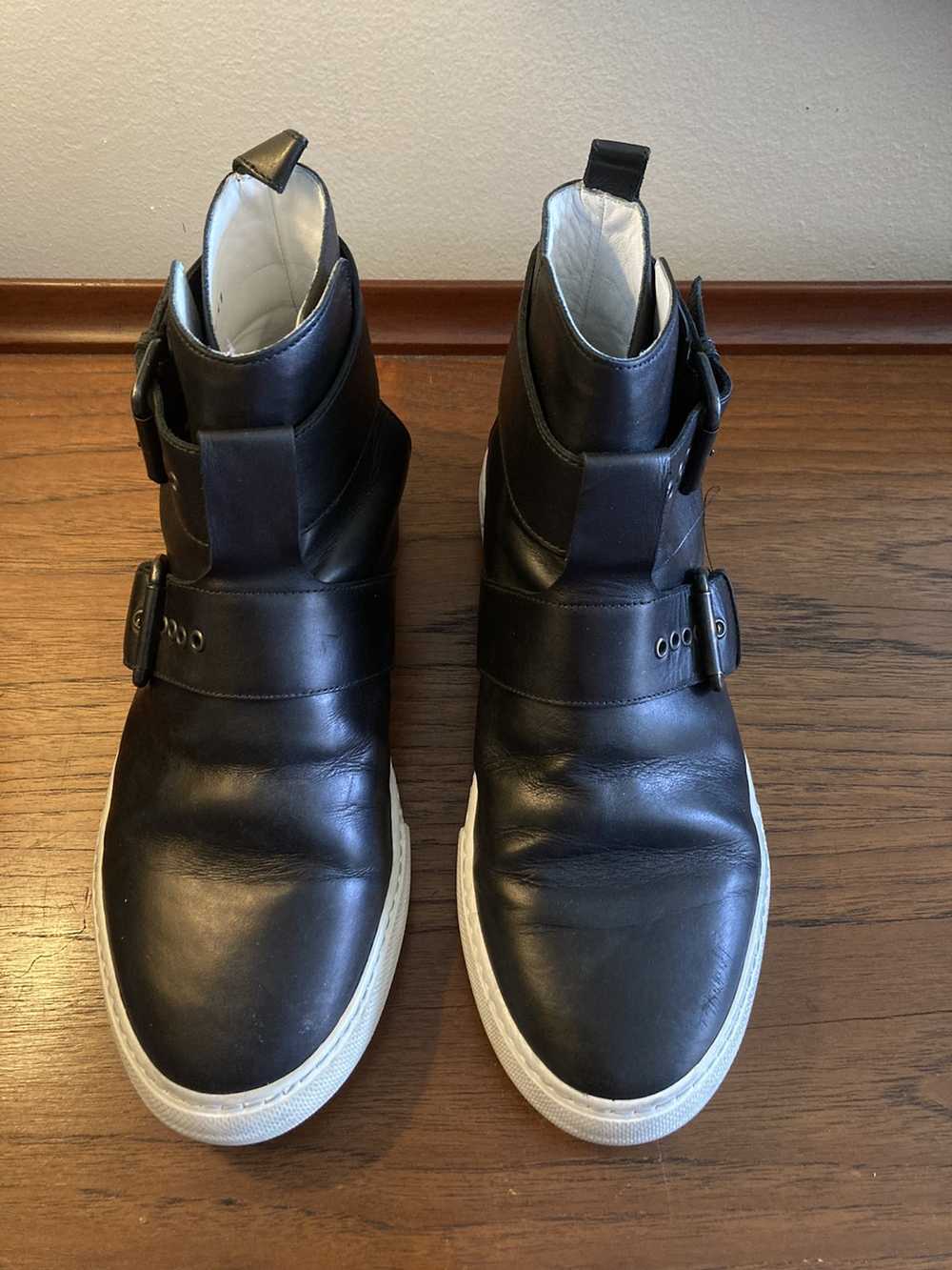 Pierre Hardy Black leather sneakers - image 2