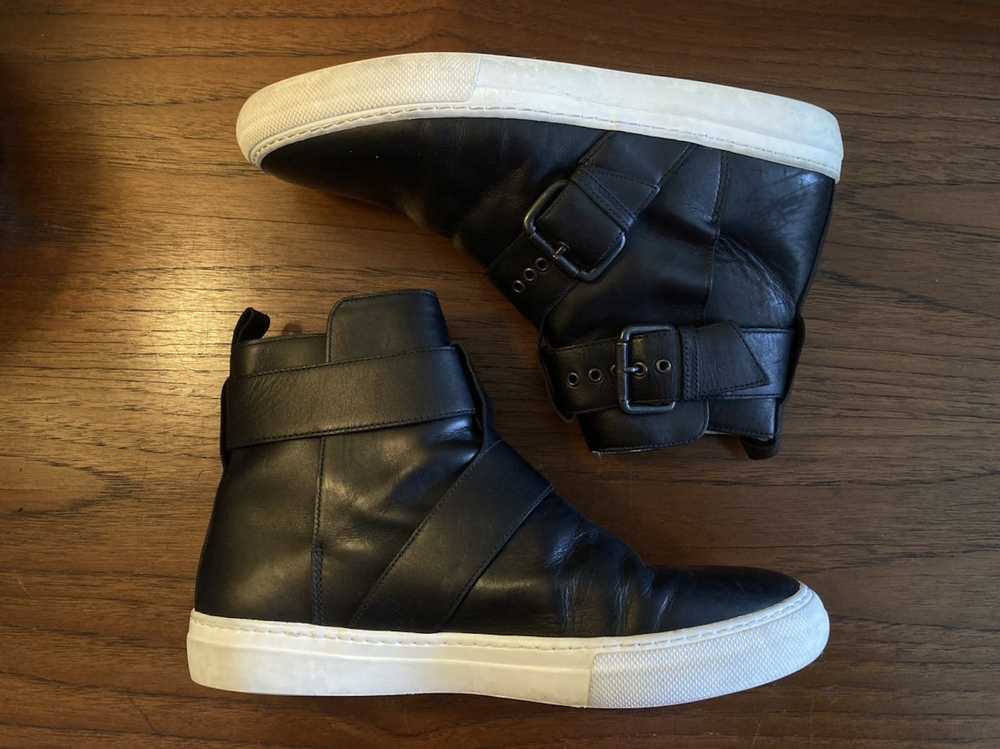 Pierre Hardy Black leather sneakers - image 3