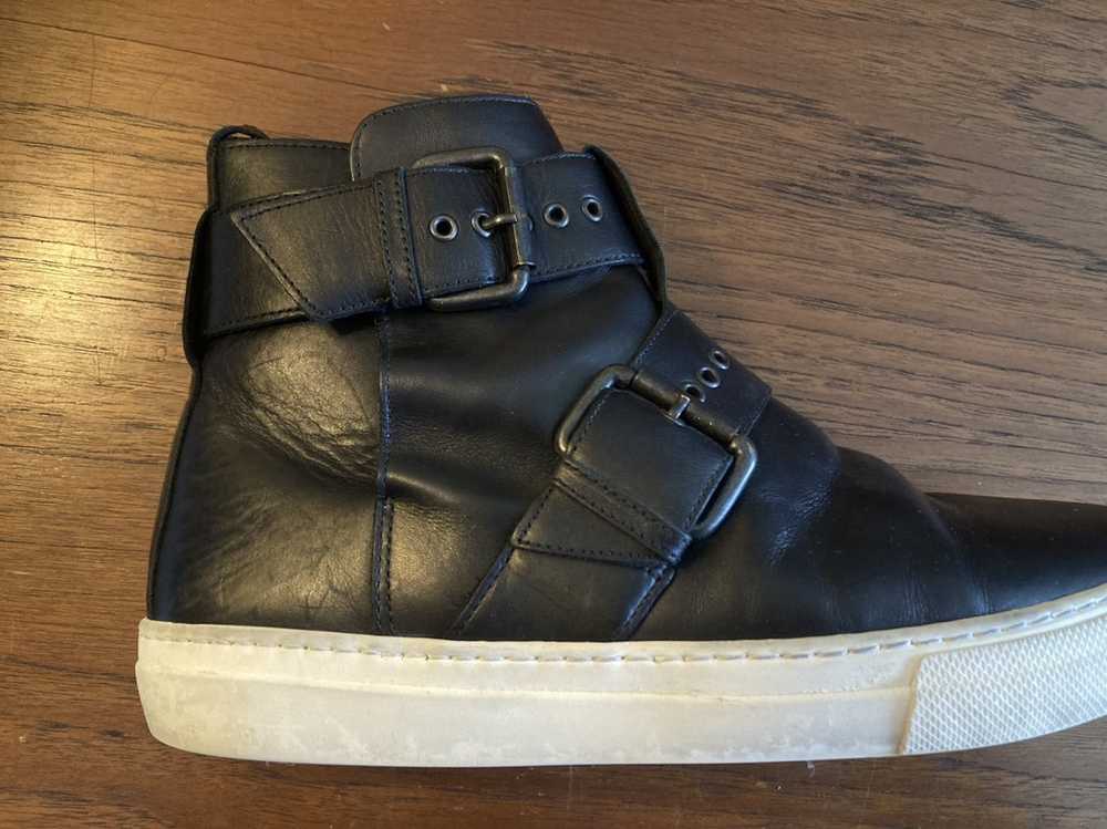 Pierre Hardy Black leather sneakers - image 4