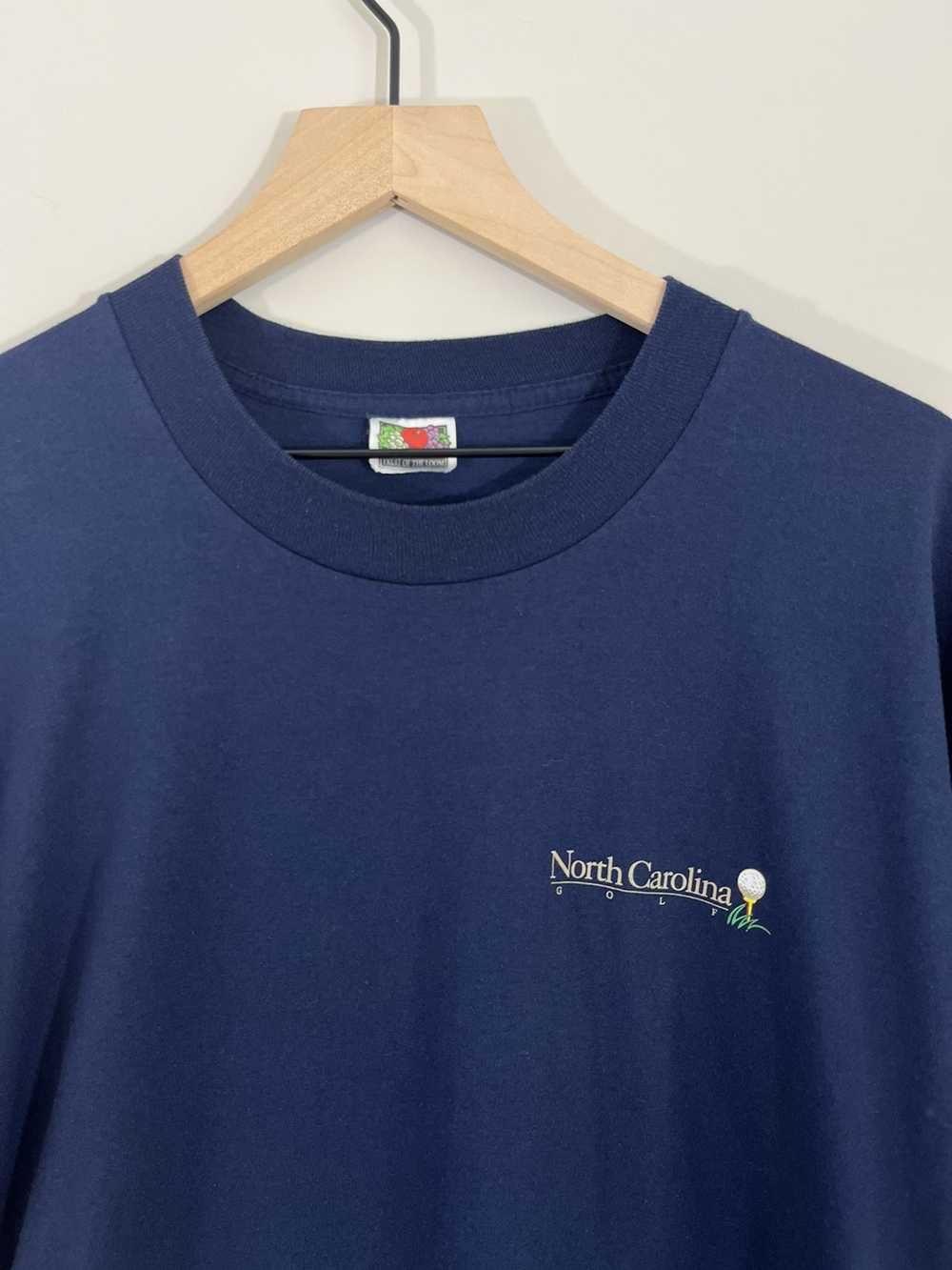 Vintage Vintage North Carolina Golf Faded Navy Bl… - image 2