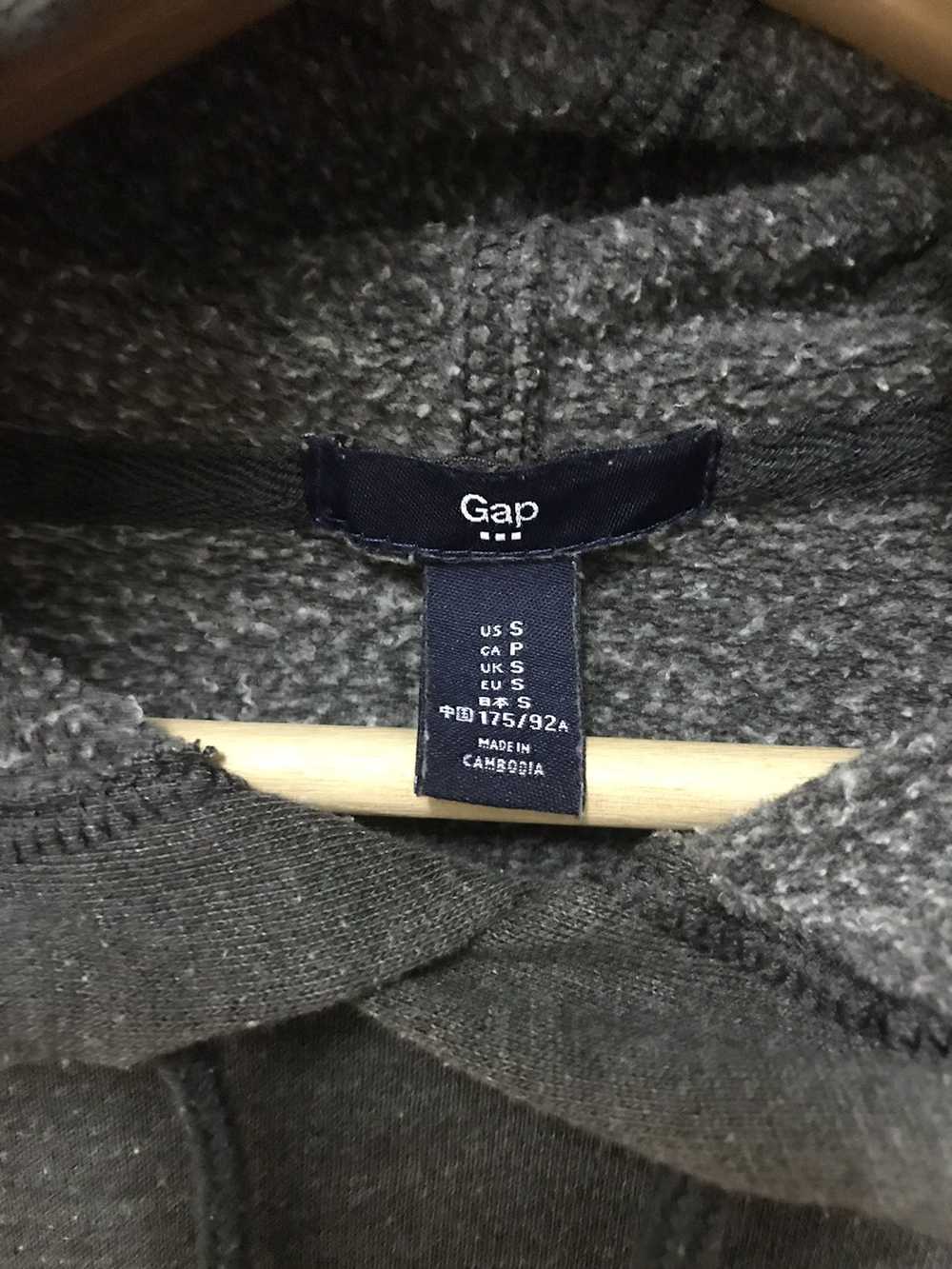 Gap × Streetwear Vintage Gap Hoodie Sweatshirt Bi… - image 4