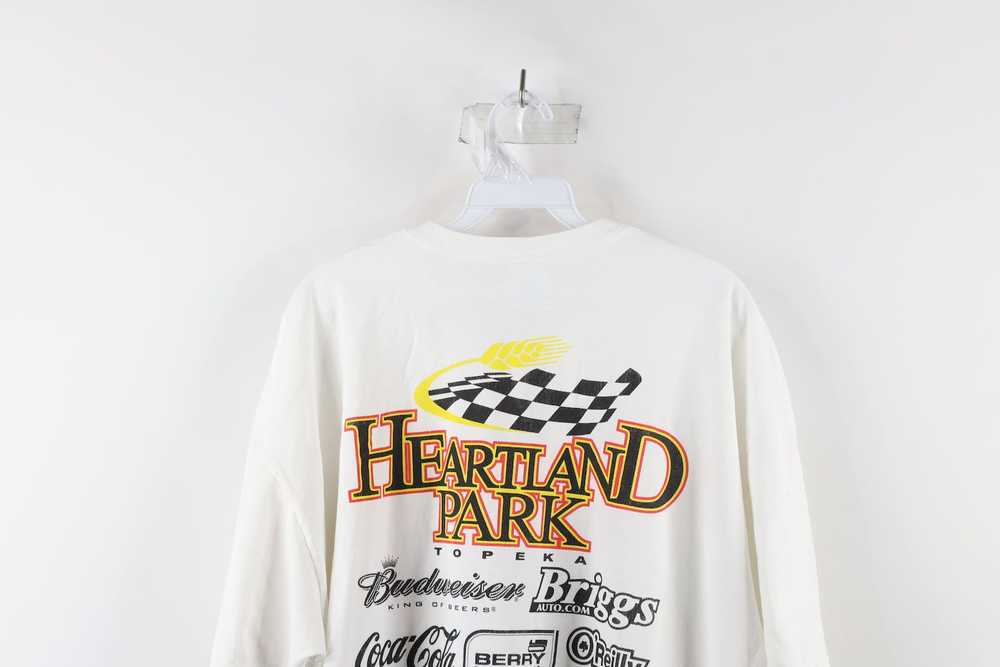 Vintage Vintage Heartland Topeka Racing Short Sle… - image 11