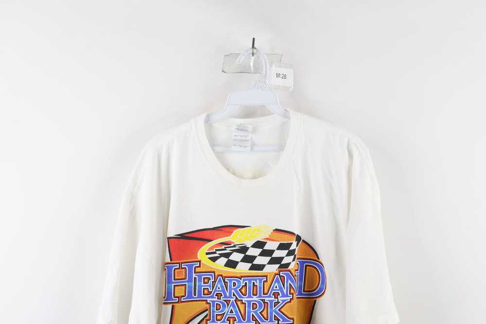 Vintage Vintage Heartland Topeka Racing Short Sle… - image 2