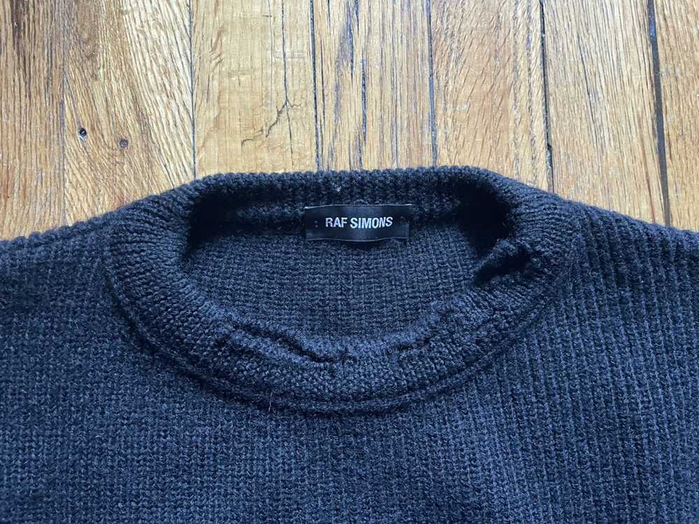 Raf Simons RAF Simons Sweater black fall 2017 des… - image 4