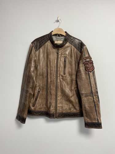 Milestone mens leather jacket - Gem