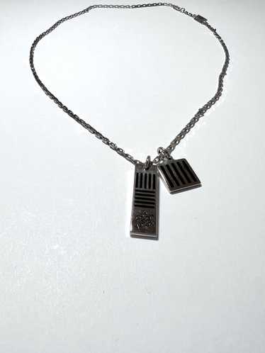 Louis Vuitton Two Piece LV Logo Necklace