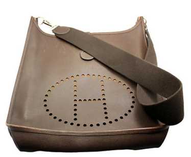 Hermes Hermes Evelyne Chocolate Brown Epsom GM Ha… - image 1