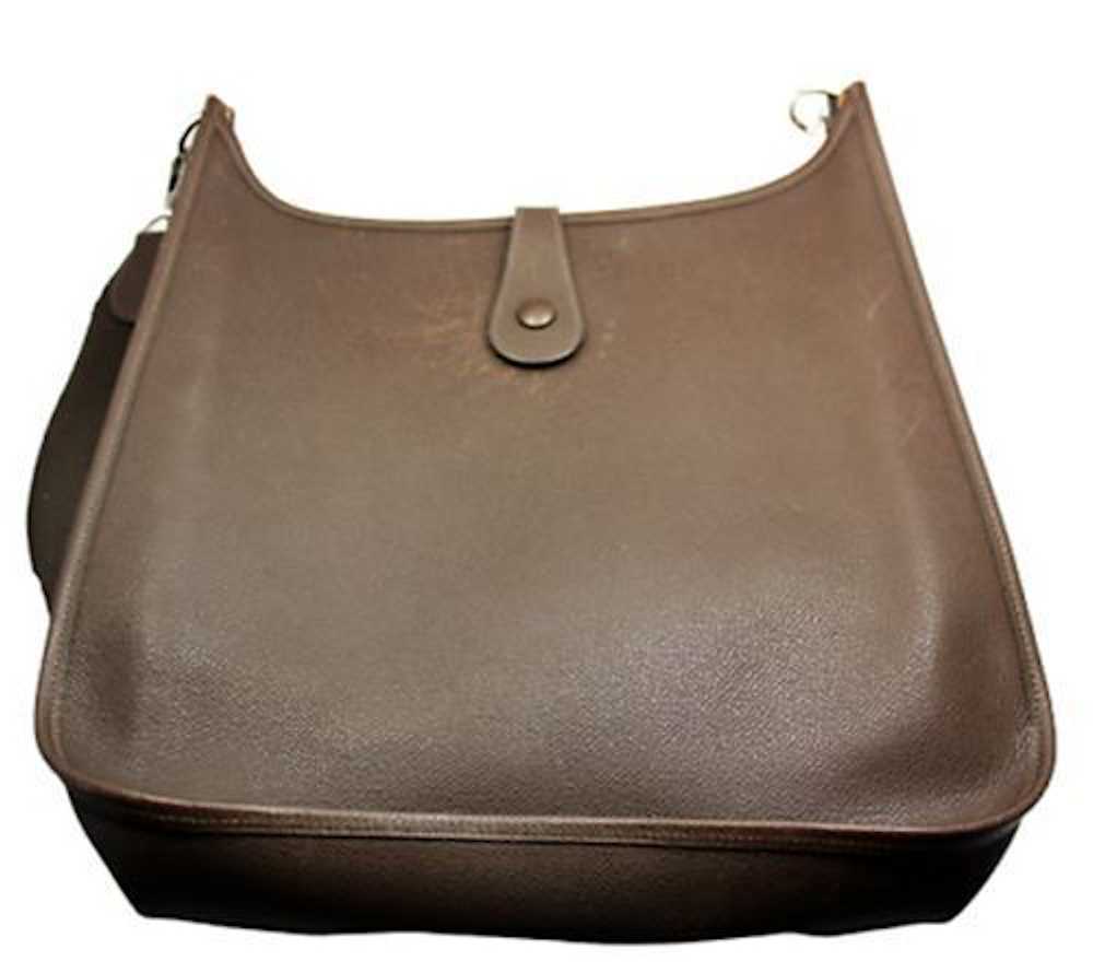 Hermes Hermes Evelyne Chocolate Brown Epsom GM Ha… - image 5