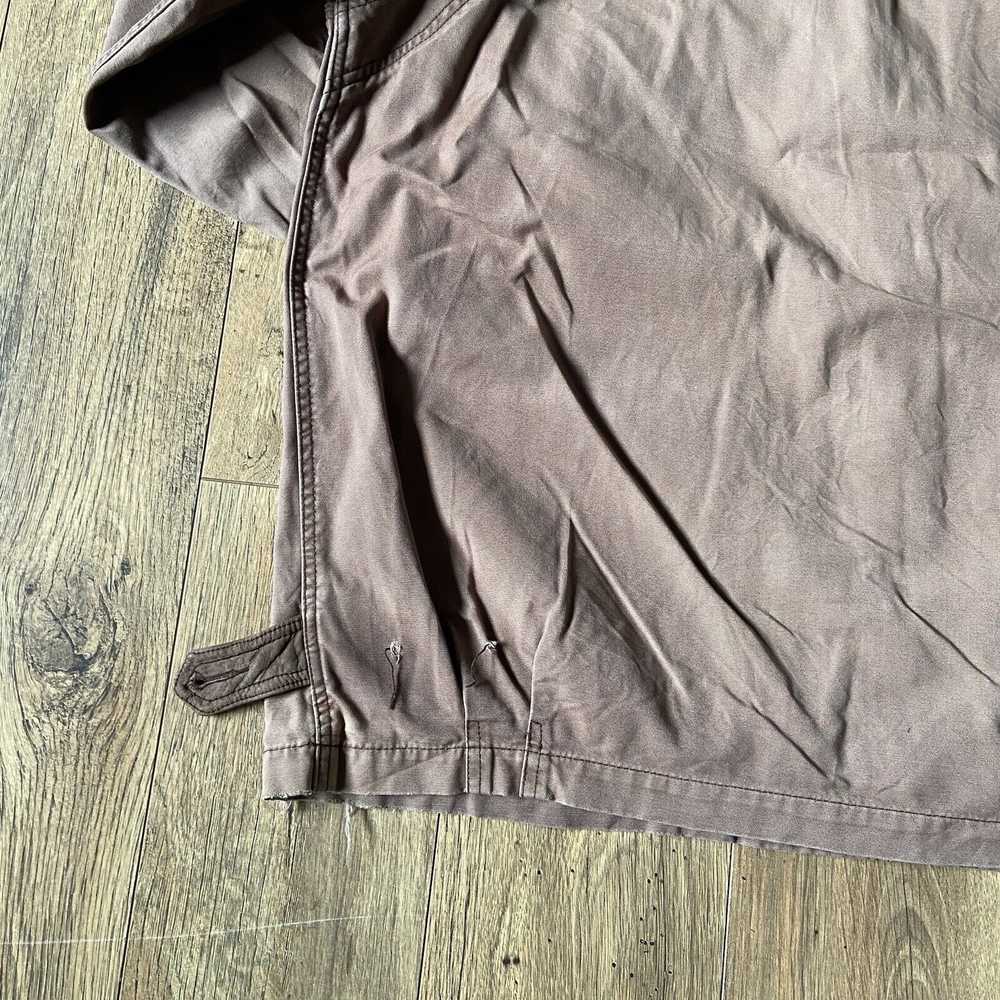 Vintage Fila Field Jacket 90s Size XL Brown Chore… - image 5