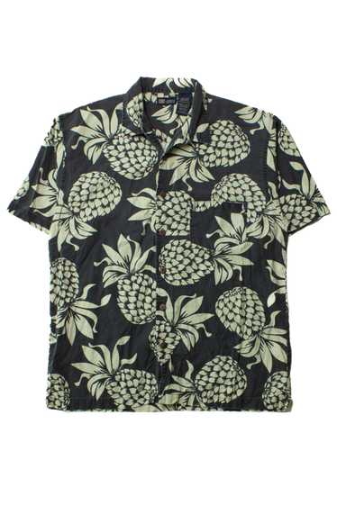 Vintage Gray Faded Glory Hawaiian Shirt (2000s)