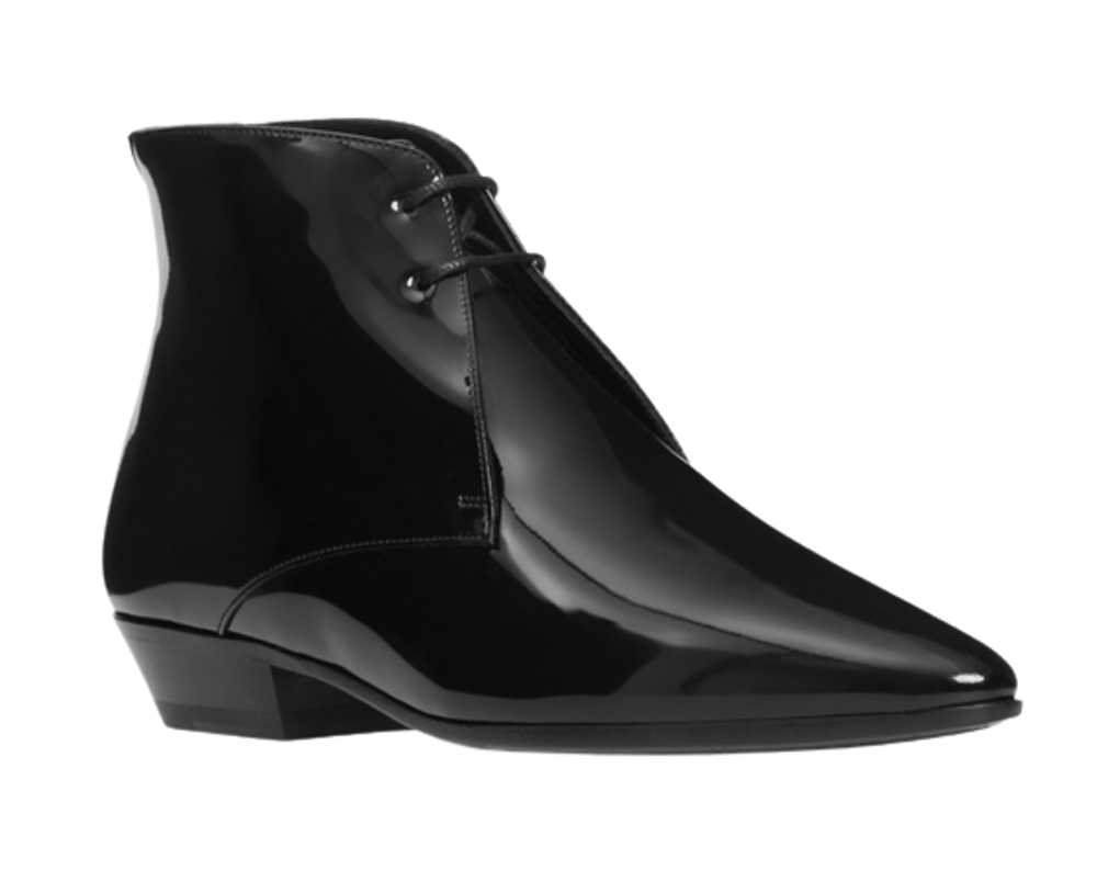 Saint Laurent Saint Laurent Black Patent Leather … - image 1