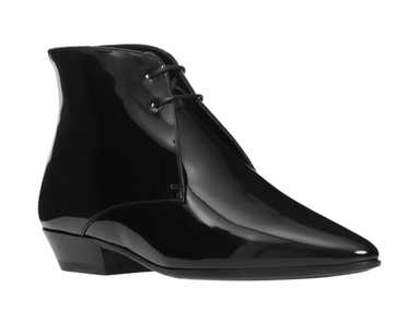 Saint Laurent Saint Laurent Black Patent Leather … - image 1