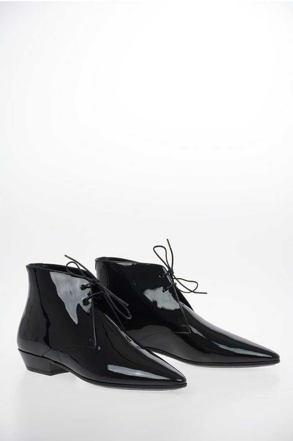 Saint Laurent Saint Laurent Black Patent Leather … - image 2