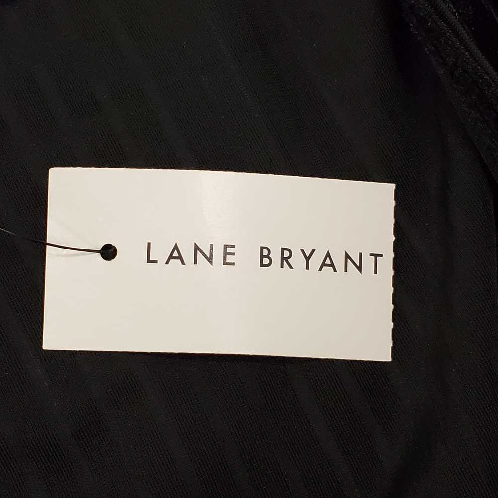 Lane Bryant Women Black Velvet Cardigan OS NWT - image 4