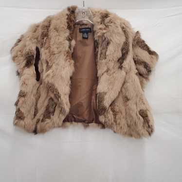 Luciano Dante Rabbit Fur Vest Size Medium - image 1
