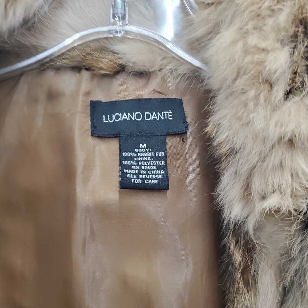 Luciano Dante Rabbit Fur Vest Size Medium - image 2