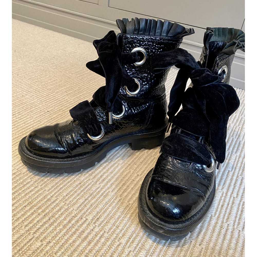 Alexander McQueen Leather biker boots - image 3