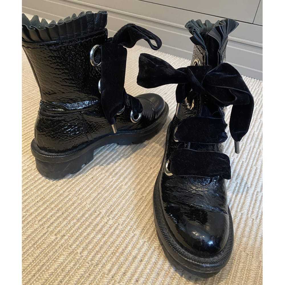 Alexander McQueen Leather biker boots - image 4