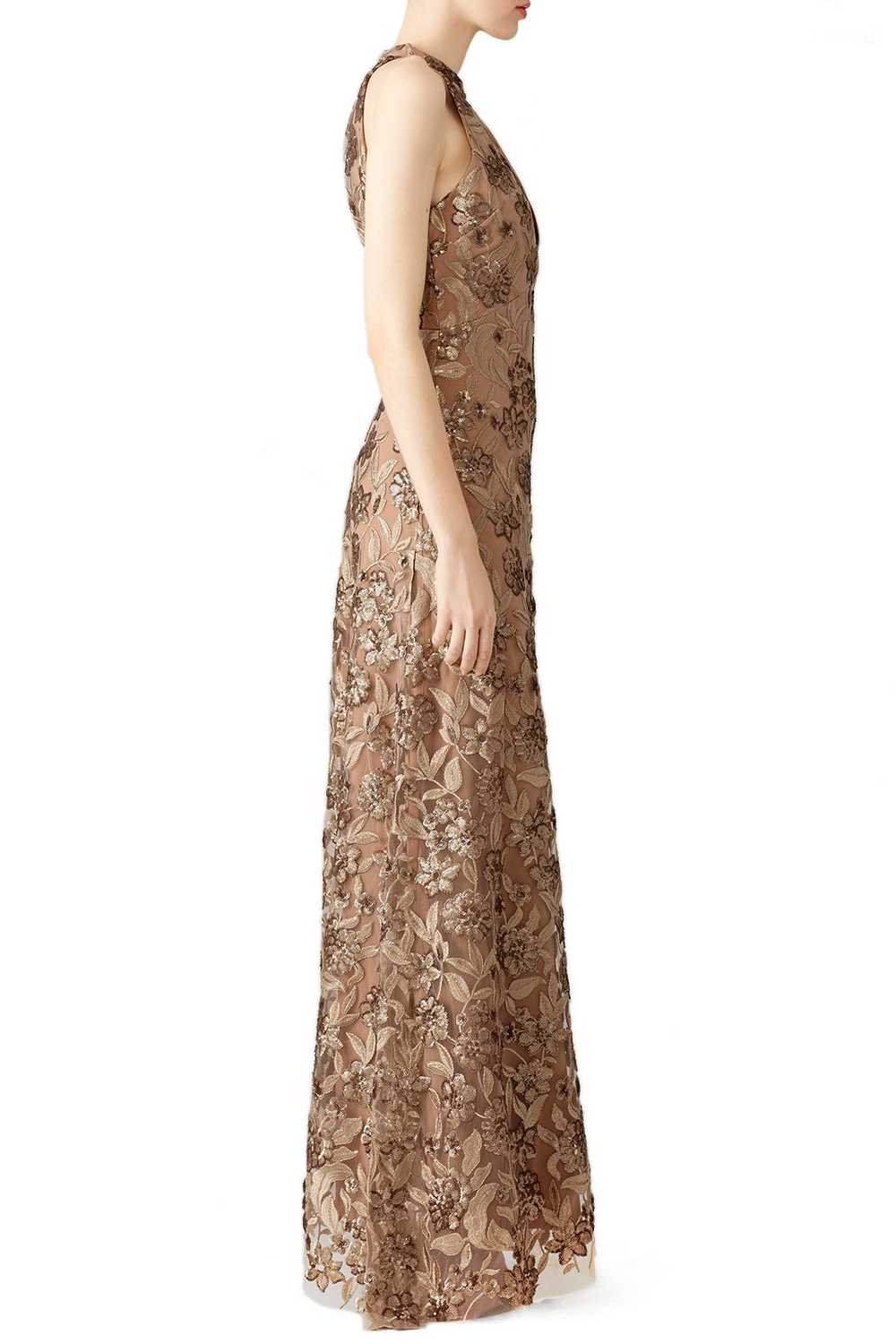 ERIN erin fetherston Gold Joan Gown - image 3