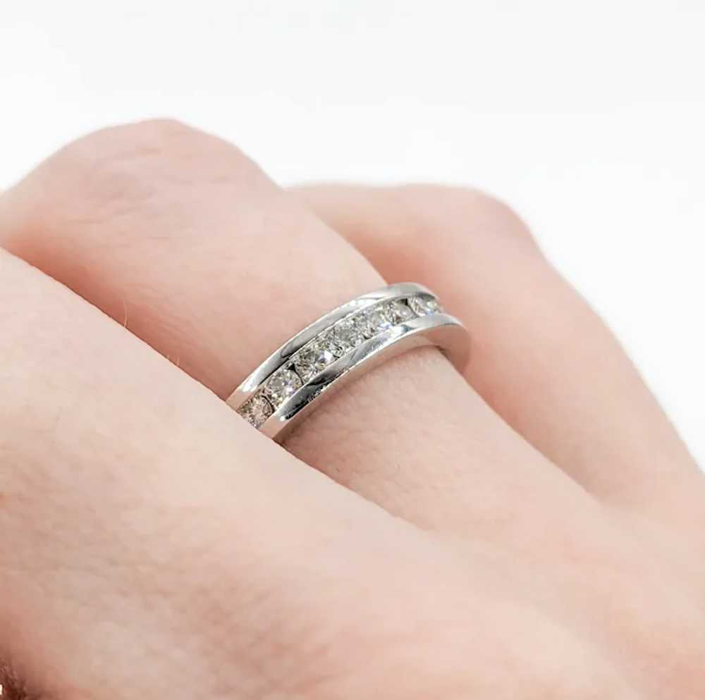.50ctw Diamond Channel Bridal Ring - image 2