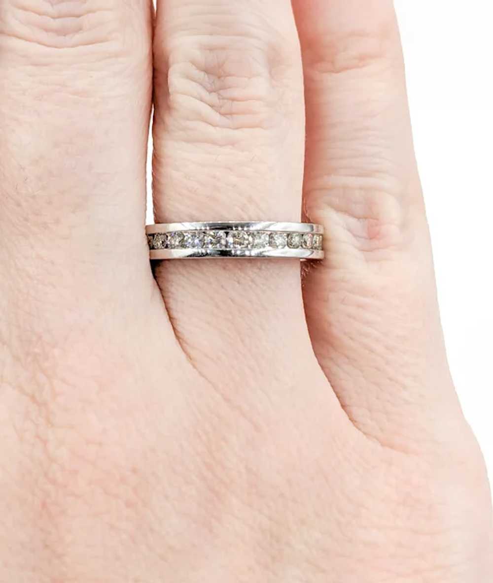.50ctw Diamond Channel Bridal Ring - image 3