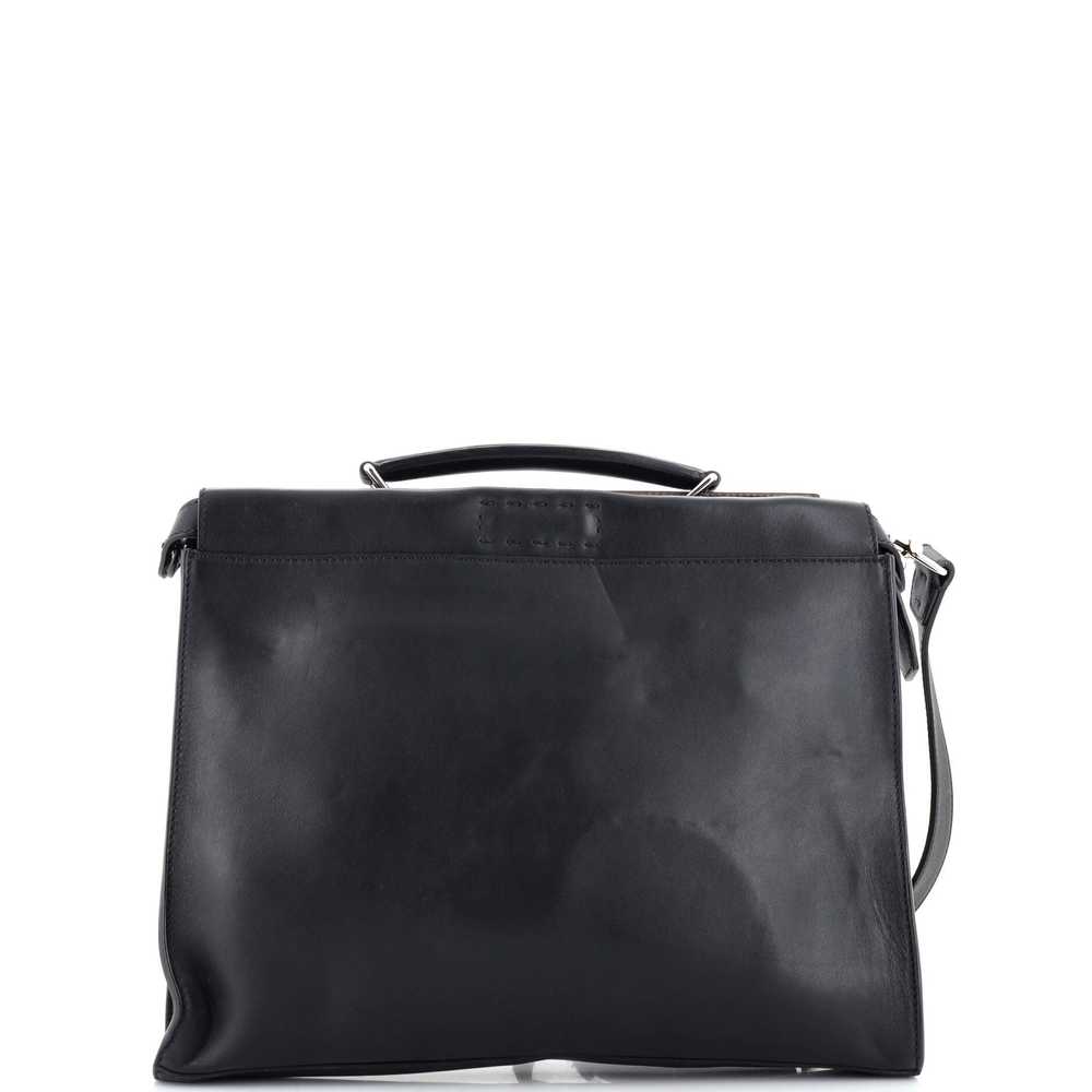 FENDI Peekaboo Fit Bag Leather with Zucca Embosse… - image 3