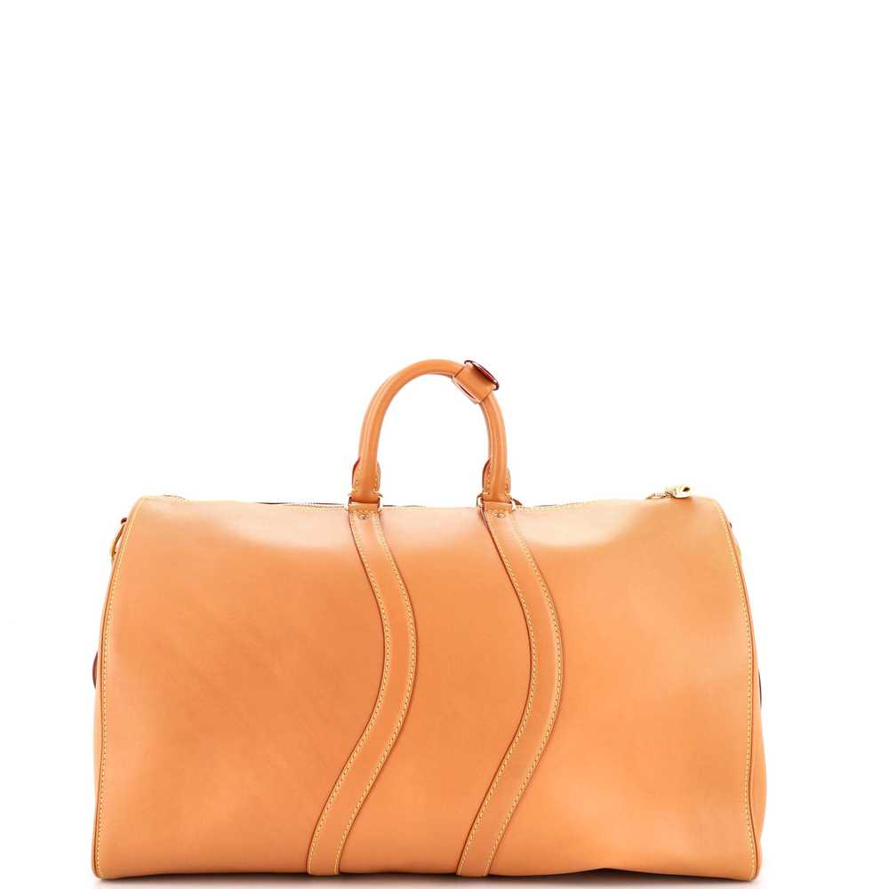 Louis Vuitton Wavy Keepall Bandouliere Bag Vachet… - image 3