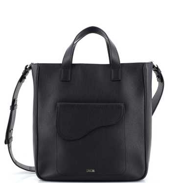 Christian Dior Saddle Tote Leather Tall