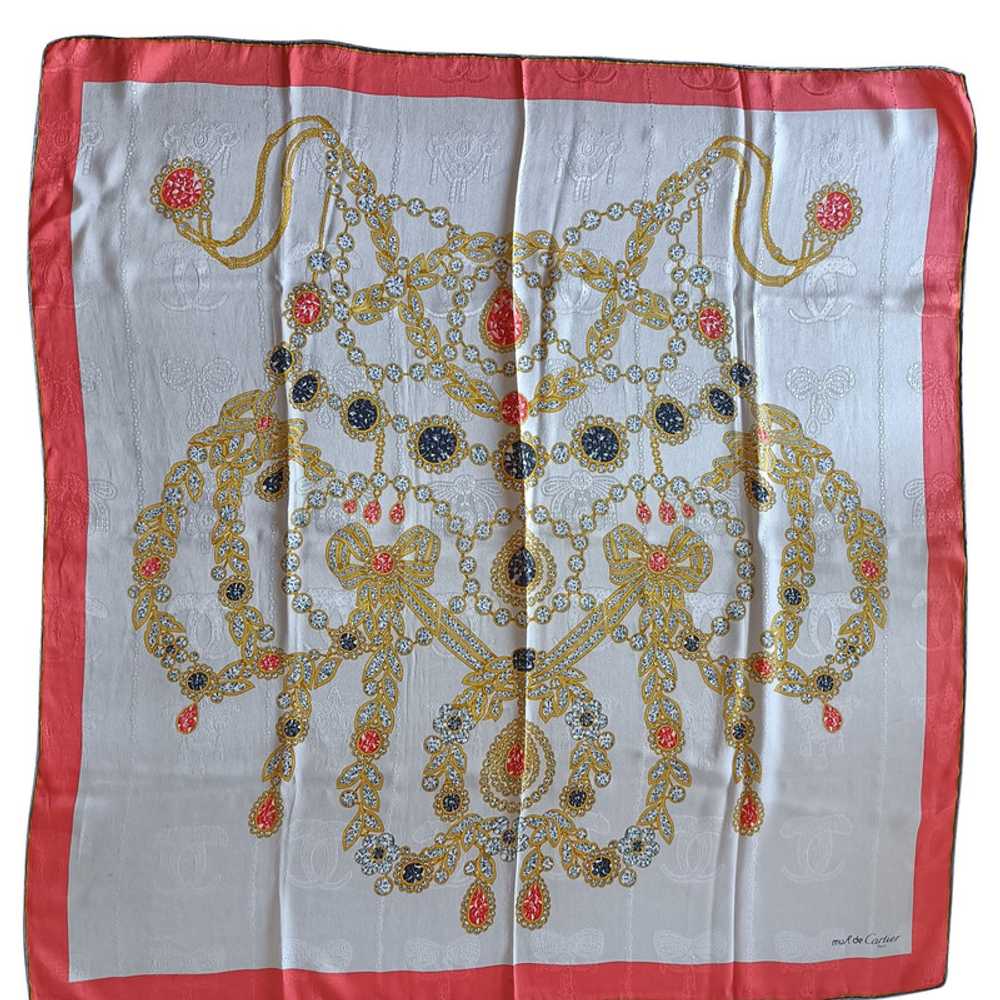 Cartier Silk scarf with print - image 1