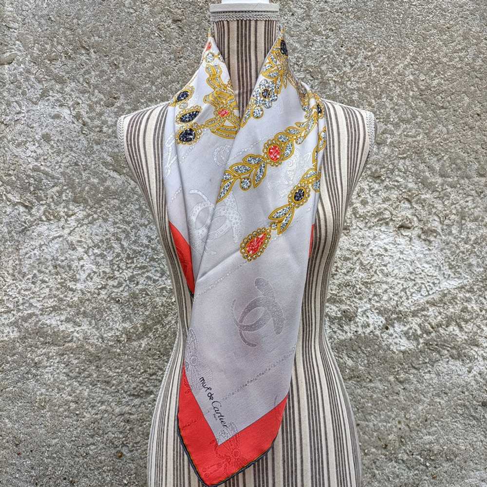 Cartier Silk scarf with print - image 2
