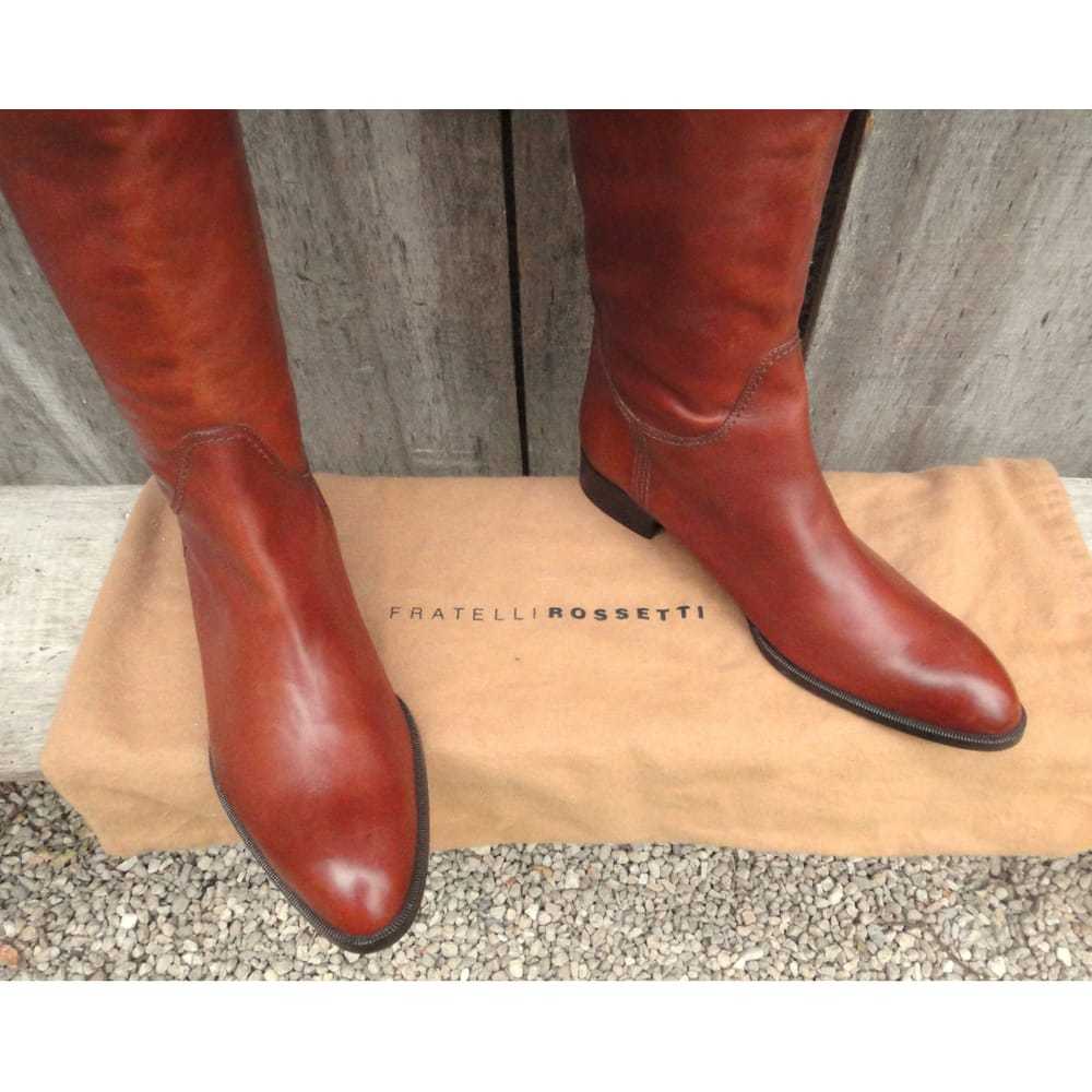 Fratelli Rossetti Leather riding boots - image 3