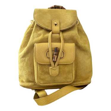 Gucci Bamboo Tassel Oval leather backpack - image 1