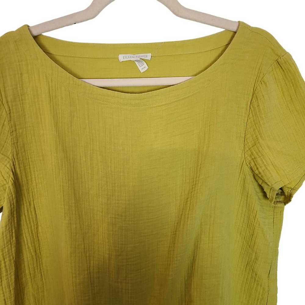 Eileen Fisher Eileen Fisher Wmens M Greenish Yell… - image 2