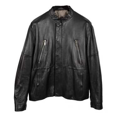ジャケット・アウター 80s valentino uomo leather blouson Vintage VALENTINO Uomo Leather Jacket 1980s Brown Cropped