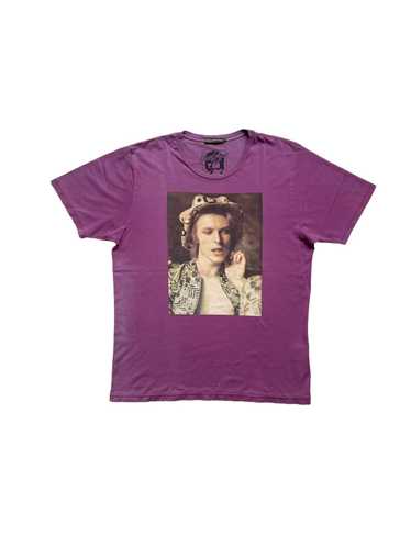 Lucky Brand David Bowie Live on Stage T-Shirt Sz Medium Womens Crew Neck,  Pink