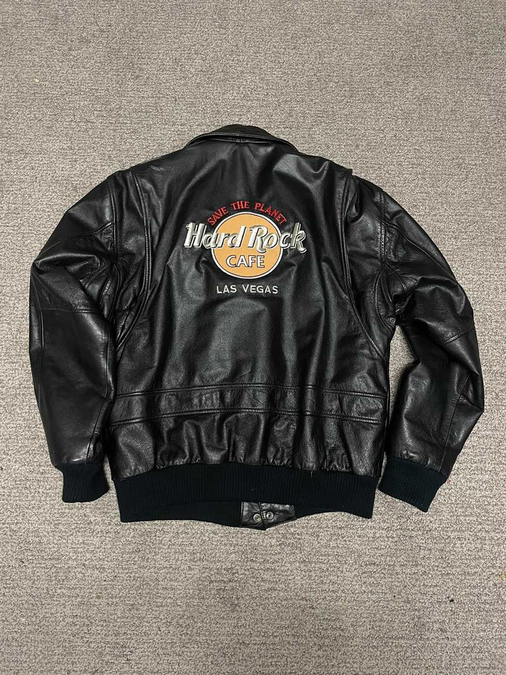 Hard Rock Cafe × Leather Jacket Hard Rock Cafe jacket - Gem