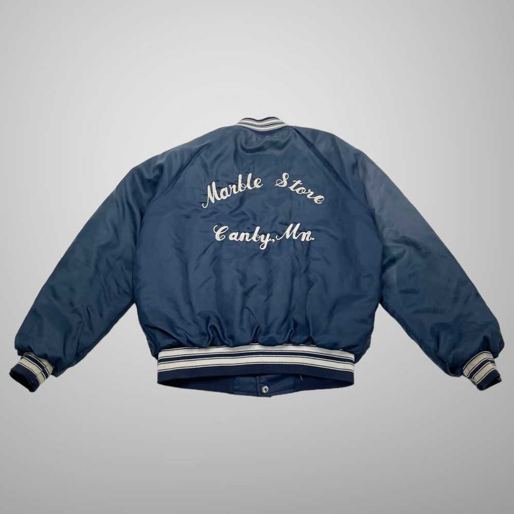 Very Rare × Vintage Vintage chain stitch bombers … - image 1