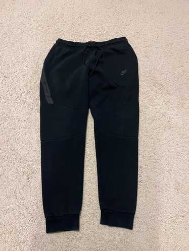 Nike Tech Fleece Pants Joggers Sweatpants Triple Black Cuffed