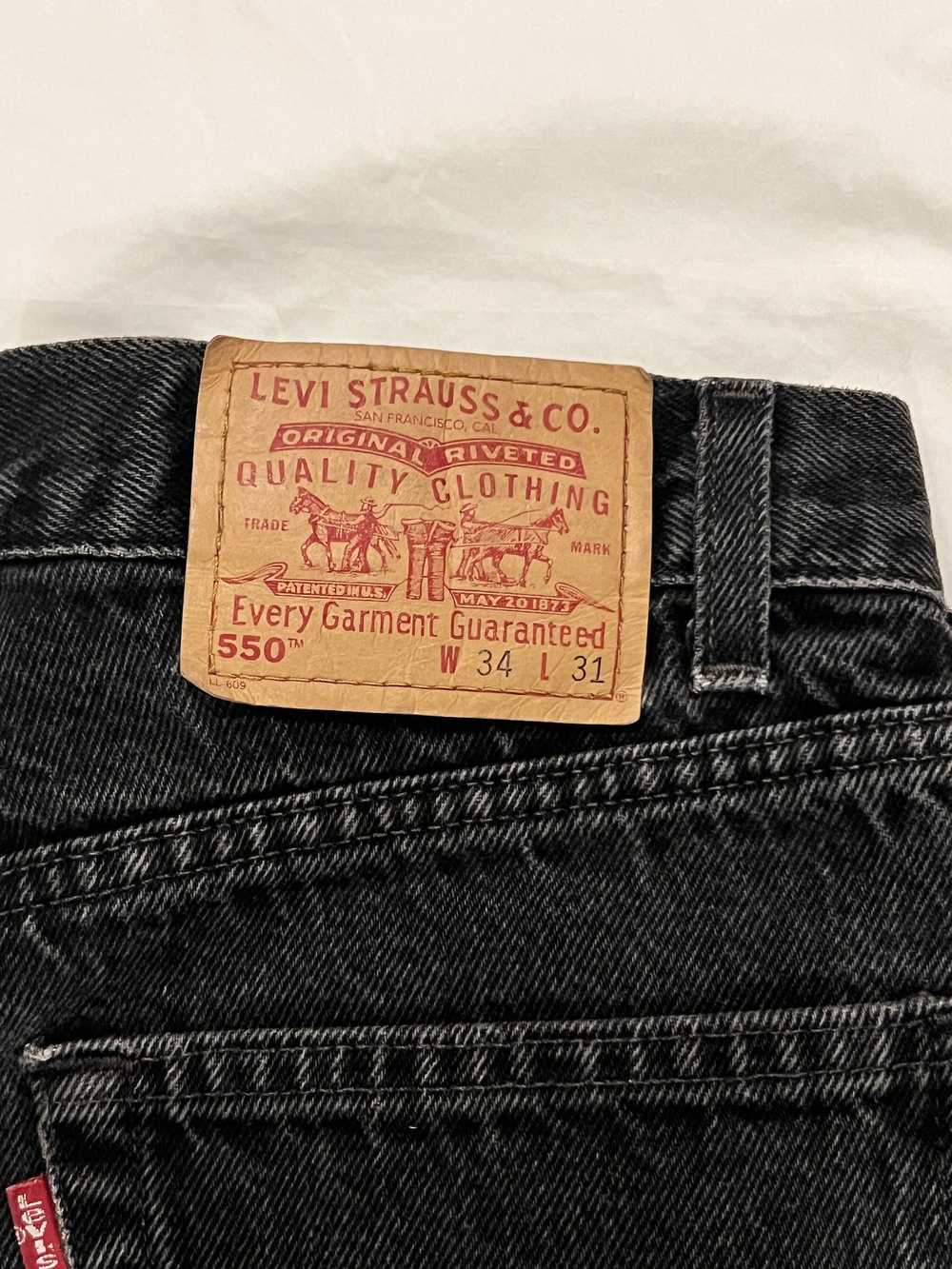 Levi's Vintage Levis 550 Black Jeans - Gem