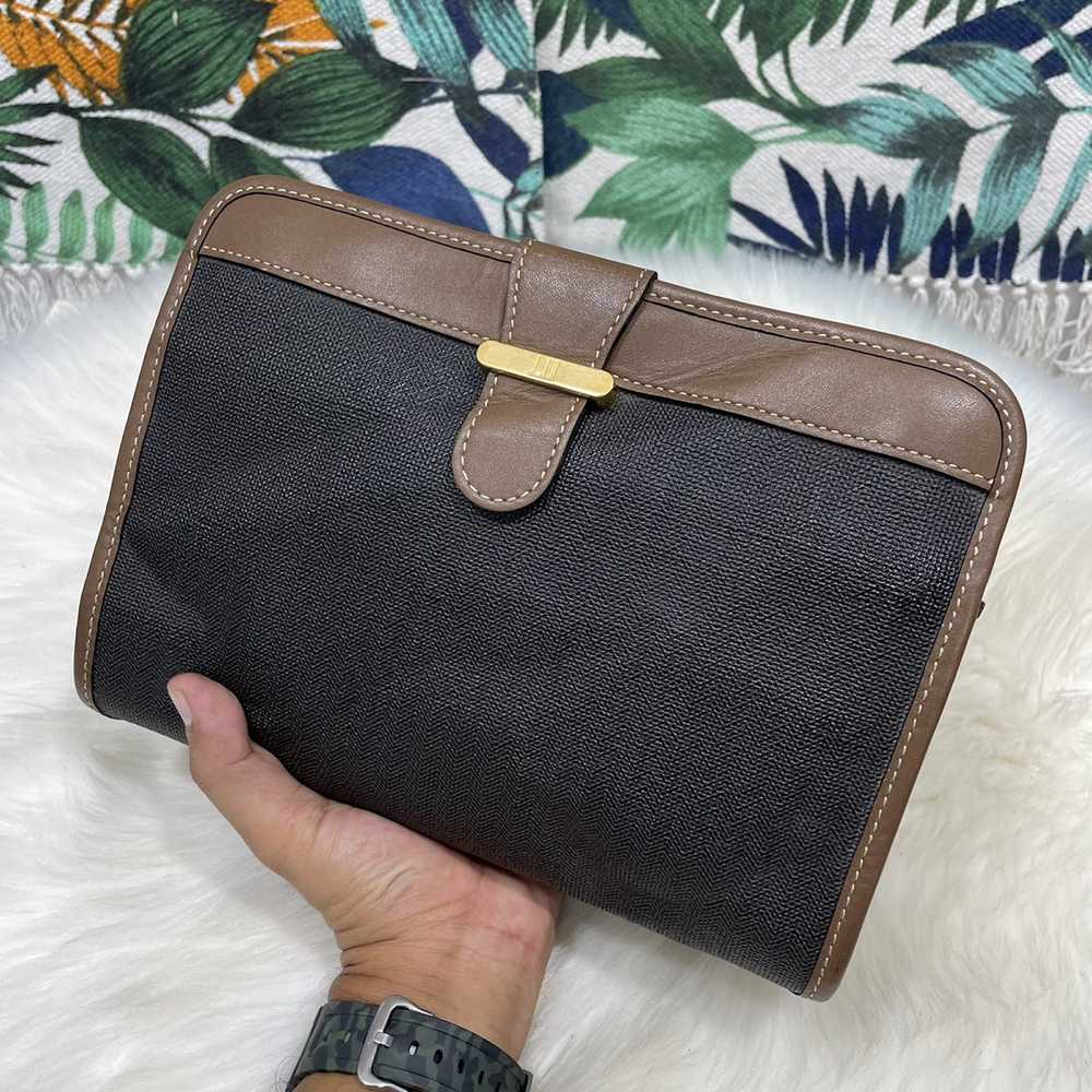 Alfred Dunhill × Vintage Authentic Dunhill Clutch… - image 2