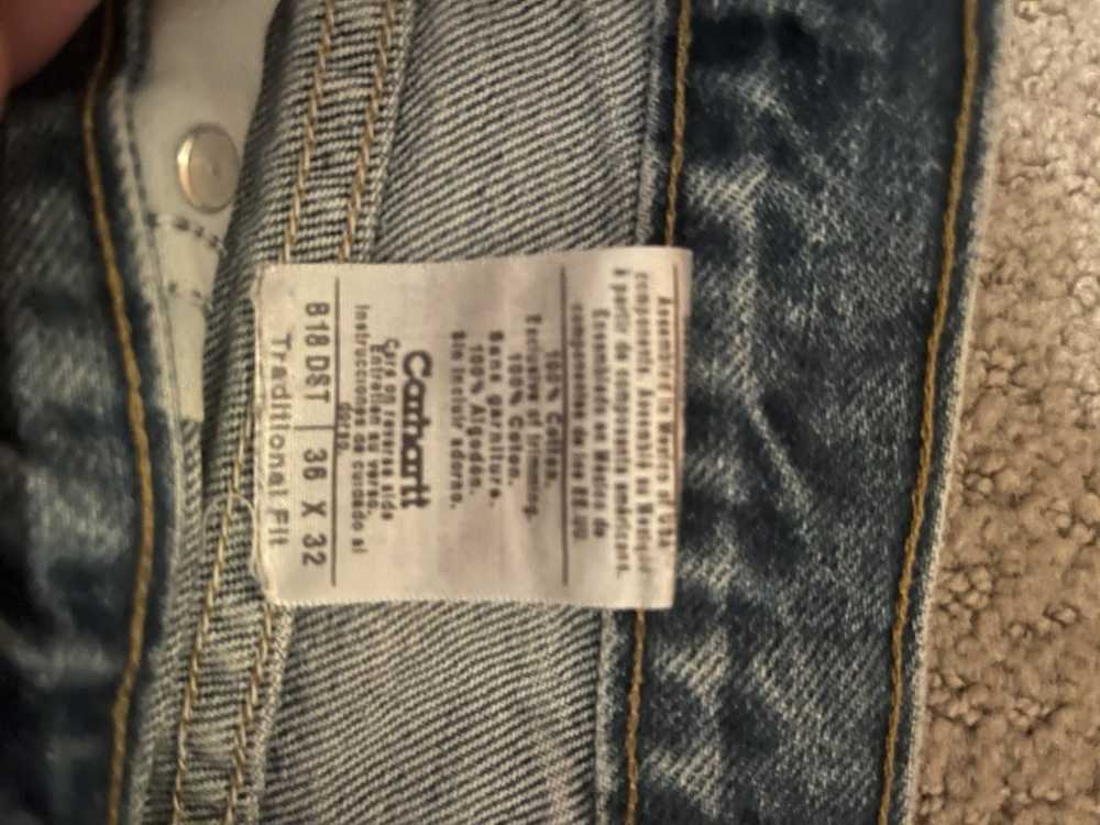 Carhartt Stonewashed Carhartt Denim - image 3