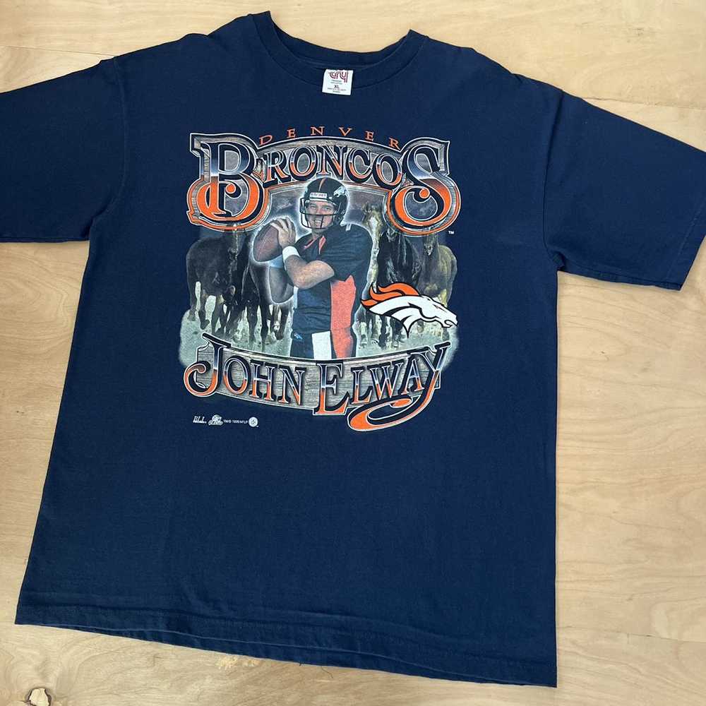 NFL × Vintage Vintage Denver Broncos Shirt XL Joh… - image 6