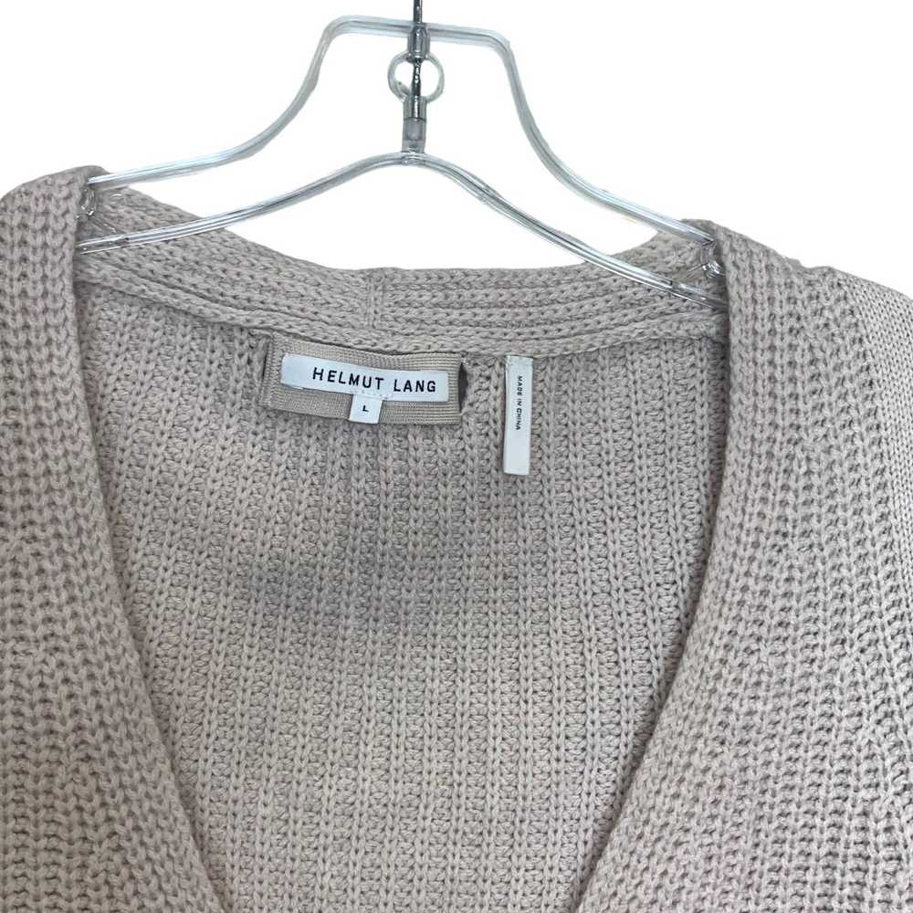 Helmut Lang Helmut Lang Sweater in Cream SZ L - image 2