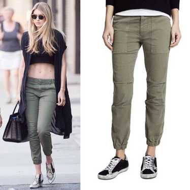 CROPPED FRENCH MILITARY PANT