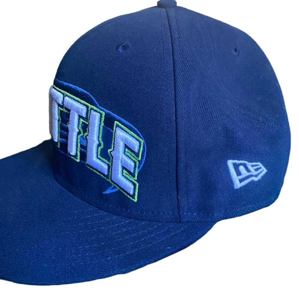 New Era Seattle Seahawks Hat New Era Fitted Blue … - image 3