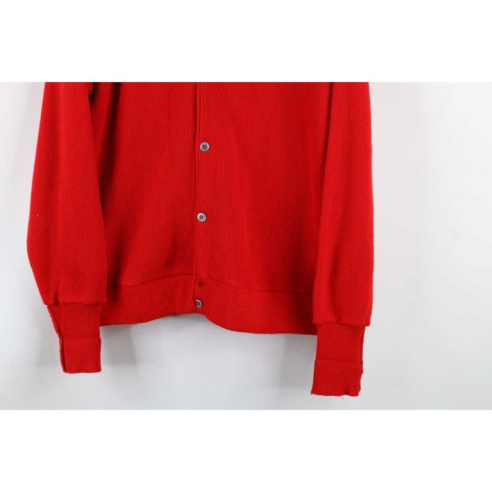 Vintage Vintage 90s Streetwear Grunge Knit Button… - image 3