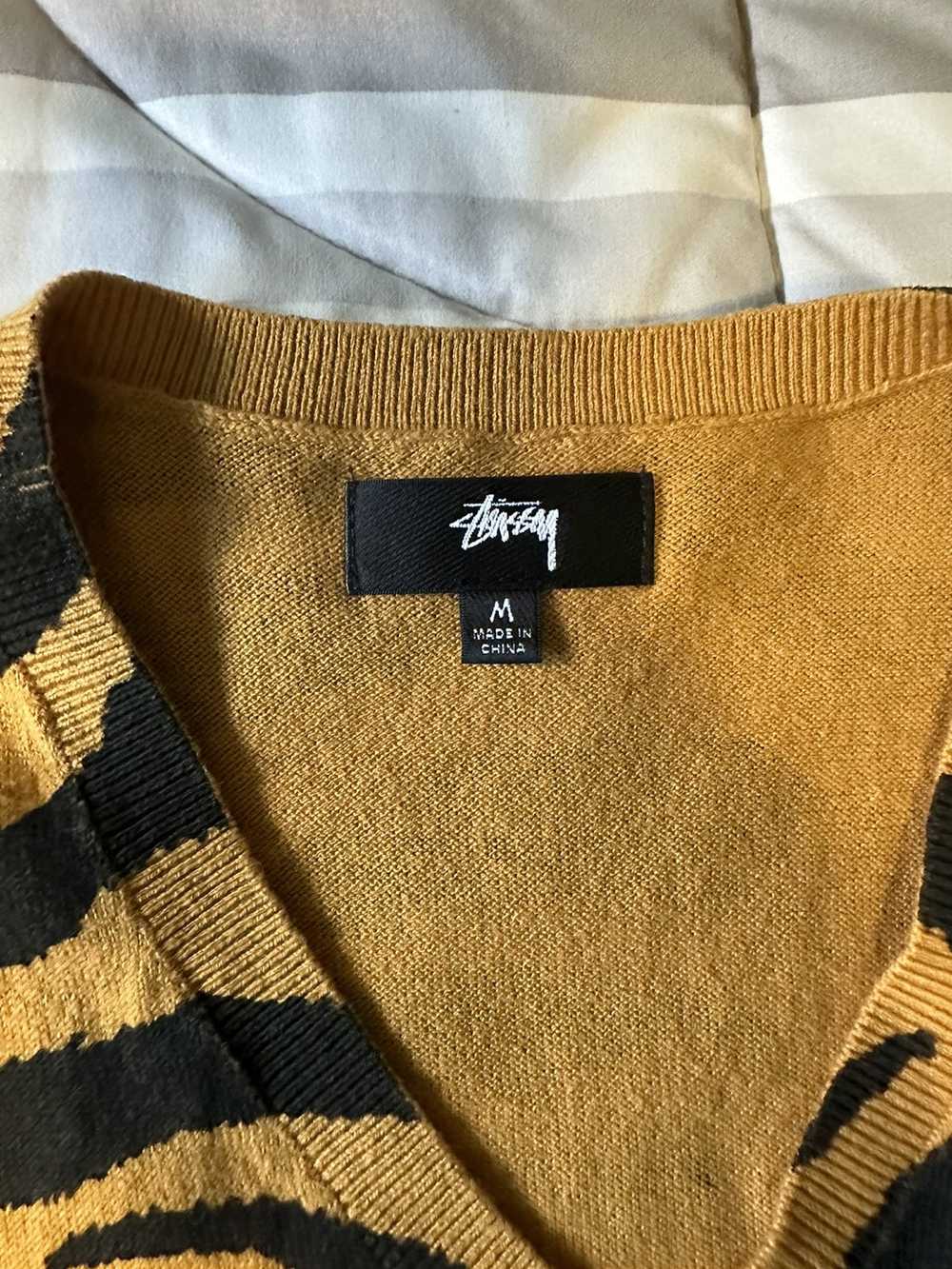 Stussy Stussy Tiger Stripe Sweater Vest - image 3