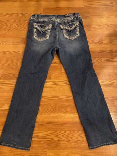 Vintage Y2K Diamond Studded Jeans