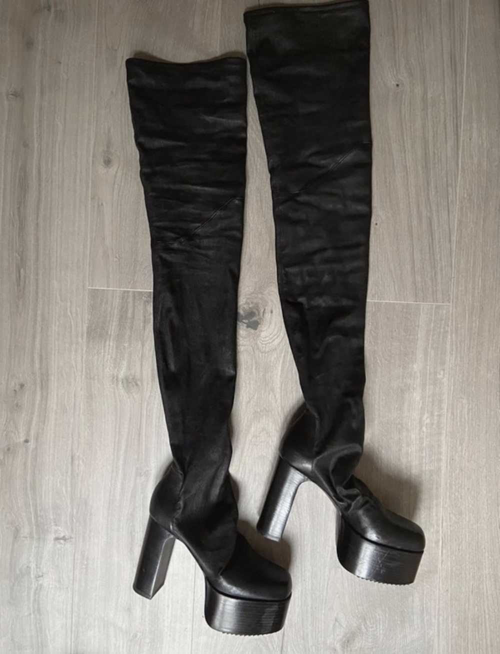 Rick Owens Rick Owens kiss thigh high boots - Gem